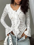 Patchwork Tie-Wrap Peplum Bodysuits